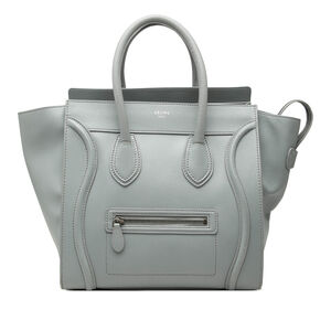 Pre-Loved Celine Mini Leather Luggage Tote